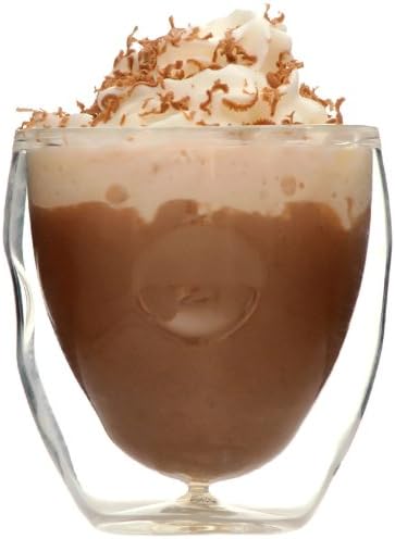 Ozeri Moderna Artisan Series Double Wall Beverage and Espresso Shot Glasses, 2-Ounce, Set of 4