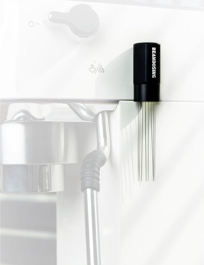 WDT Tool_0.35mm * 8 Polished Needles for Espresso Distribution_Easily Clip on Espresso Machine, Compatible with DeLonghi & Breville_Coffee Station for Home Barista