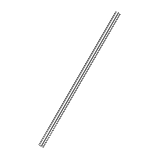 PATIKIL Pure Iron Bar, 0.24" Diameter 6.02" Length Iron String Rod Steel Stick DIY Craft Supplies for Crafting Science Lab Testing