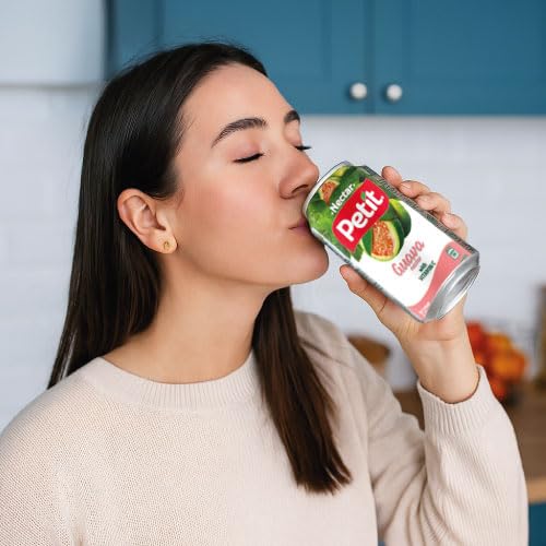 Petit Guava Nectar, 330 ml Cans (Pack of 24) – Refreshing Tropical Fruit Juice Beverage