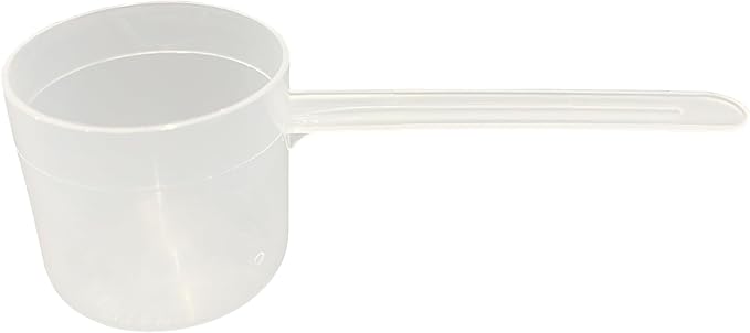 Supplement and Supply 55 mL (55 CC | 1.86 Oz.) Long Handle Scoop for Coffee, Protein Powder, Pet Food, Spices, Grains, Dry Goods – Food-Grade BPA-Free Plastic Measuring Spoon (Pack of 10)
