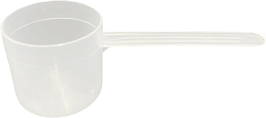 Supplement and Supply 55 mL (55 CC | 1.86 Oz.) Long Handle Scoop for Coffee, Protein Powder, Pet Food, Spices, Grains, Dry Goods – Food-Grade BPA-Free Plastic Measuring Spoon (Pack of 100)