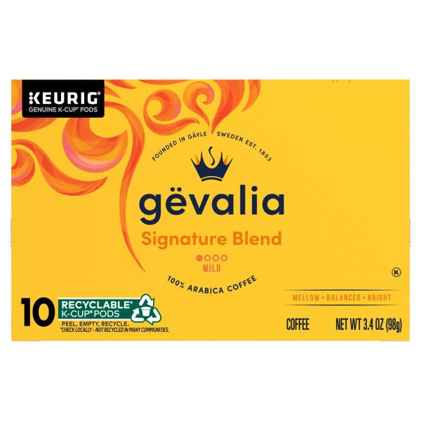 Gevalia Signature Blend Mild Roast K-Cup® Coffee Pods, 10 CT (Pack of 1)