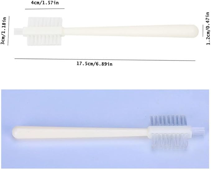 6 Pack Juicer Machines Cleaning Brush 3 Side Bristles Deep Clean Brushes Scrubber for Omega VRT VERT Juicers Extractor Strainer Filter Soy Milk Maker Mixer Blender Toaster Coffee Grinder