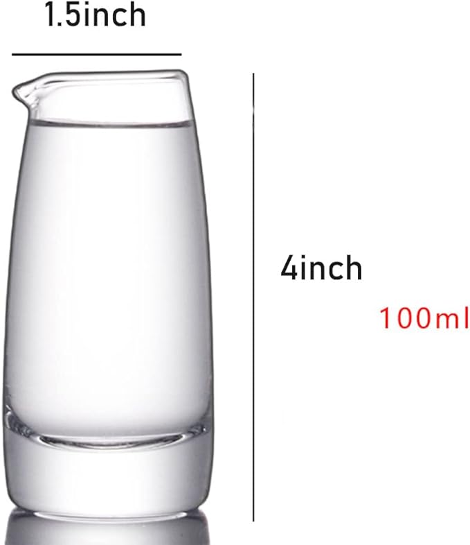 2pcs Glass Creamer Pitcher Scale Sauce Serving Pitcher Milk Jug Creamer Jug-100ml