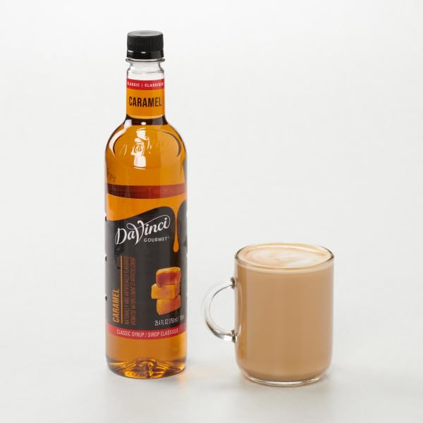 DaVinci Gourmet Classic Caramel Syrup, 25.4 Fluid Ounces (Pack of 4)
