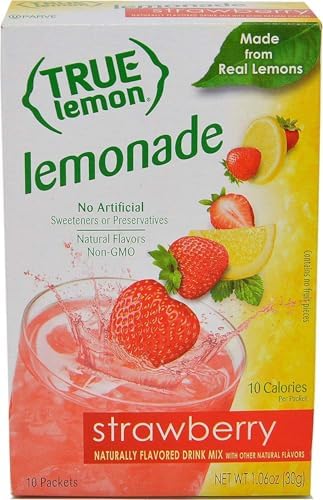 True Lemon Strawberry Lemonade, 10 count - 4 pack