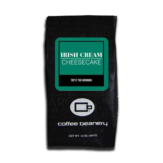 Irish Cream Cheesecake Flavored Coffee, Specialty Arabica Coffee, Medium Roast, 12 ounce, Automatic Drip (Ground)