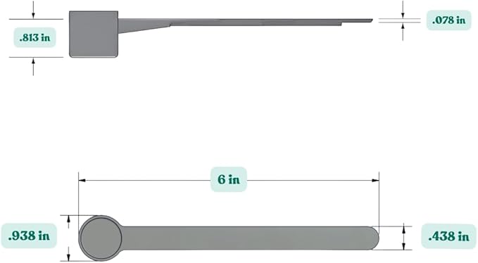 Supplement and Supply 6.5 mL (6.5 CC) Long Handle Scoop for Coffee, Protein Powder, Pet Food, Spices, Grains, Dry Goods – Food-Grade BPA-Free Plastic Measuring Spoon (Pack of 1)