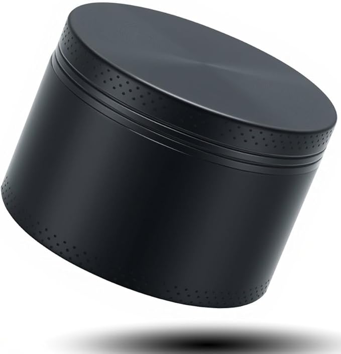 2.5-inch premium coffee Lapping bean jar | heavy-duty aluminum, non stick design, essential for the kitchen - Black ﻿