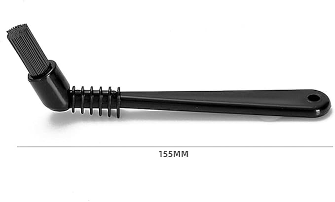 Cleaning Brush for Coffee Grinder and Espresso Machine, Nylon Bristle Group Head Cleaner Tool for Coffee Maker, Milk Frother, Black