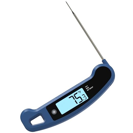 Lavatools Javelin® PRO Classic Ultra-Fast 2-Second Professional Digital Instant Read Meat Thermometer for Grill and Cooking, Auto-Rotating Backlit Display, IP65 Water Resistant, NSF Certified – Maize