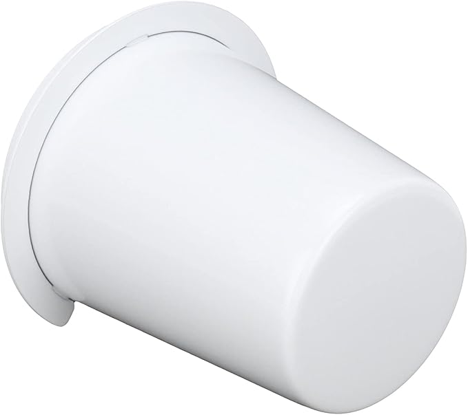 Zerodis Stainless Steel Dosing Cup, 58mm Diameter, Suitable for Coffee Machines, Coffee Powder Dispenser Tool for Home, Cafes and Milk Tea Shops (58mm White)