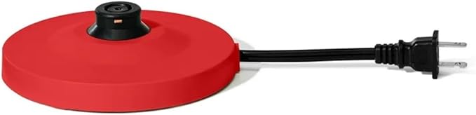 Electric Gooseneck Kettle 1 Liter 1200W, Stainless Steel, Pour Over Coffee Tea, Auto Shut-Off, 360° Cordless Power Base (Tomato Red)