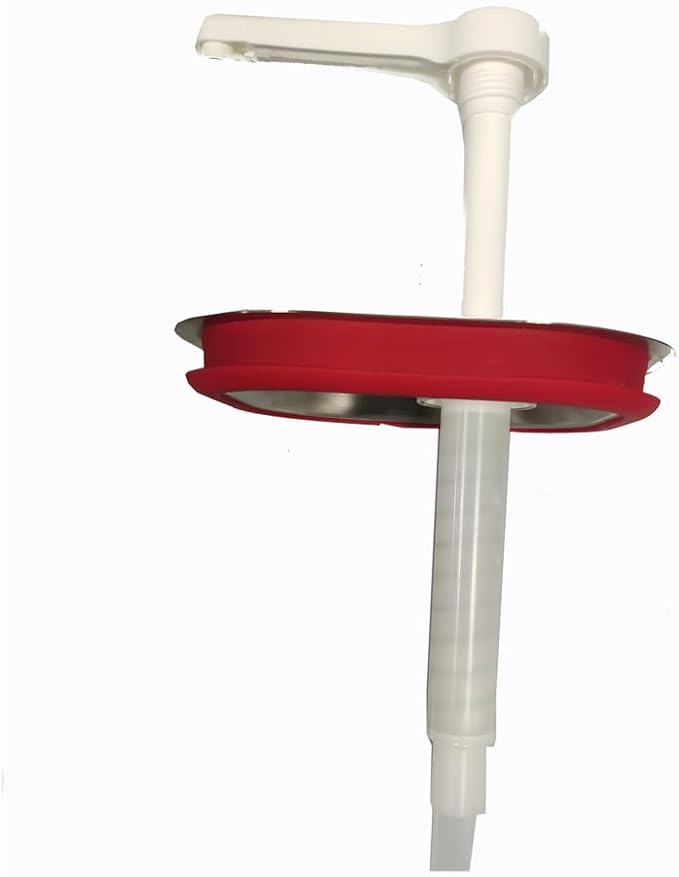 VITASUNHOW Condiment Pump Station, Sauce Dispenser Pump Seasoning Condiment Squeeze Pump Container with Base Removable Tanks,for Casual Fast Food, Western Restaurant (PP1035)