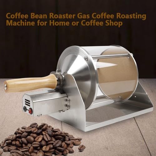 110V Coffee Roasting Machine, Coffee Bean Roaster, Electric Coffee Roaster Machine, Bean Nuts Roasting Baking Machine, Drum Type Coffee Beans Baker Peanut Roaster for Homes, Cafes, Hotels