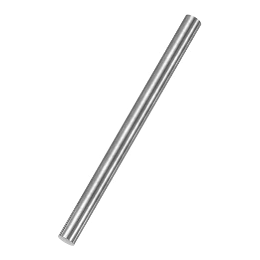 PATIKIL Pure Iron Bar, 0.87" Diameter 12.01" Length Iron String Rod Steel Stick DIY Craft Supplies for Crafting Science Lab Testing