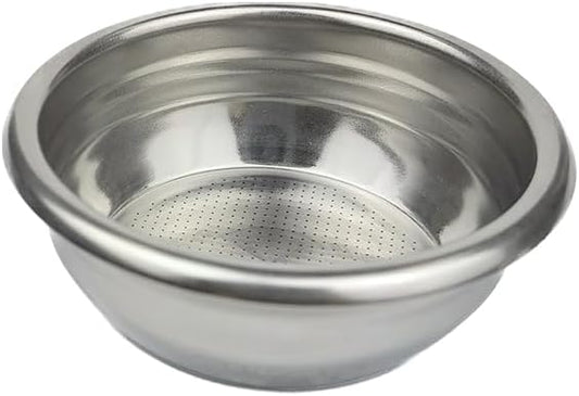 Espresso Accessories, 14g Standard Espresso Basket – 58mm Flat Bottom Precision Filter, 0.3mm Hole Design, Balanced Flow for Classic Double Shots