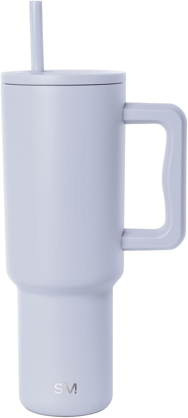 Simple Modern 40 oz Trek Tumbler with Handle and Straw Lid | Cup Holder Friendly Insulated Stainless Steel Travel Mug | Dreamscape