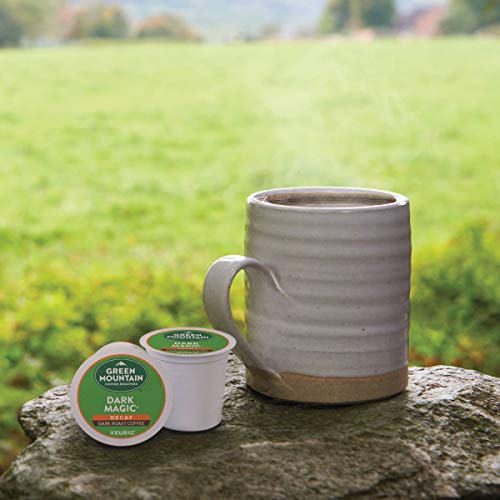 Green Mountain Coffee, Dark Magic Decaf, Single-Serve Keurig K-Cup Pods, Dark Roast, 96 Count (4 Boxes of 24 Pods)