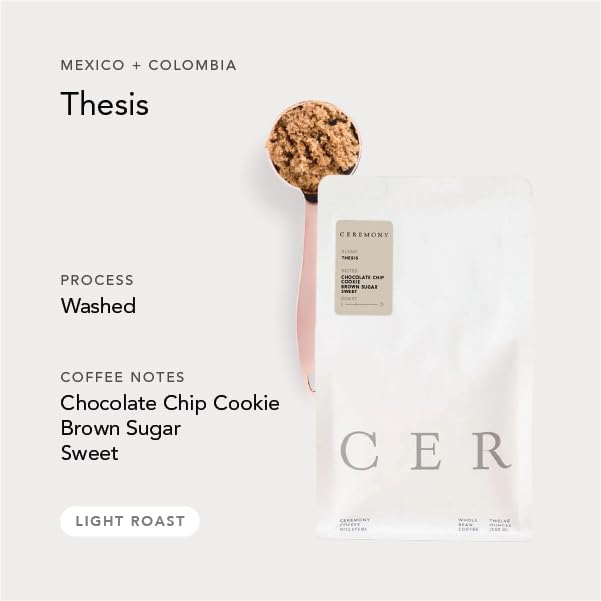 Ceremony Coffee Roasters - House Coffees Variety Pack - Specialty Ground Coffee Antithesis & Thesis Blends- 2x12oz Bags (Espresso - Fine Grind)