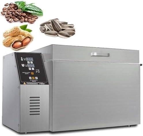 Commercial Coffee Bean and Nut Roaster Machine - Digital Roaster with Adjustable Timing & Temperature Control for Peanuts, Sesame, Cashews, and Chestnuts,Type20