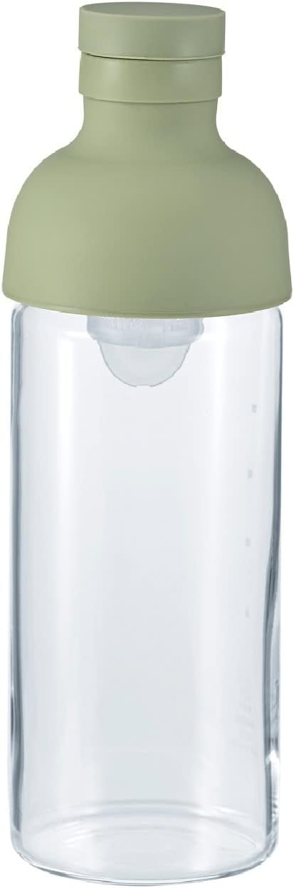 HARIO FIB-30-SG Filter-In Bottle, Practical Capacity, 10.1 fl oz (300 ml), Smoky Green, Made in Japan