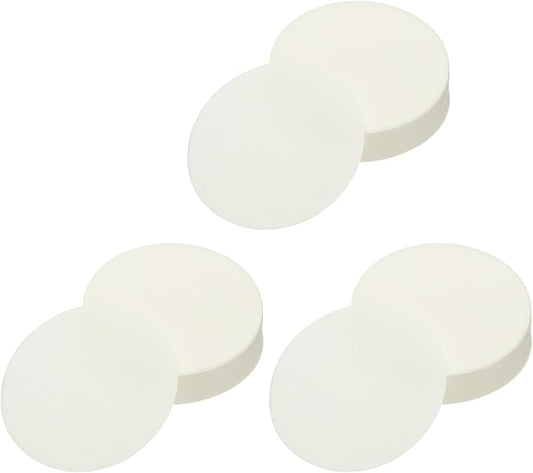 uxcell 300Pcs Coffee Filters,2.44 inch Disposable Round Paper Filter, Suitable with Home Office Use and Drip Coffee Maker, White