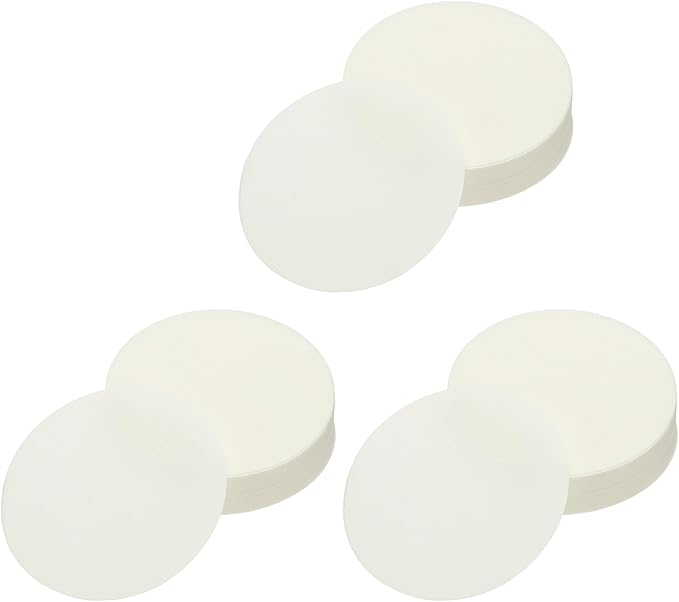 uxcell 300Pcs Coffee Filters,2.36 inch Disposable Round Paper Filter, Suitable with Home Office Use and Drip Coffee Maker, White