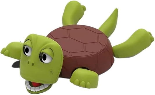 3D Pop-Up Eye Turtle Coasters - Surprise Stress-Relief Drink Coasters Set, Funny Desk Toys & Housewarming Gifts for Adults (Dark Green, Silent Version)