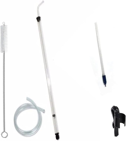 Fermtech 1/2" Large 27" Fast Flow Deluxe Siphoning Kit – Auto Siphon for Home Brewing, Beer, Wine, Mead, and Craft Brew – Includes Food-Grade Hose & Bottling Wand for Easy Transfer & Filling