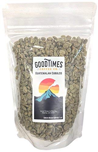 Good Times Coffee Company Green Unroasted Coffee Beans, Guatemalan Cubulco (1 Pound)