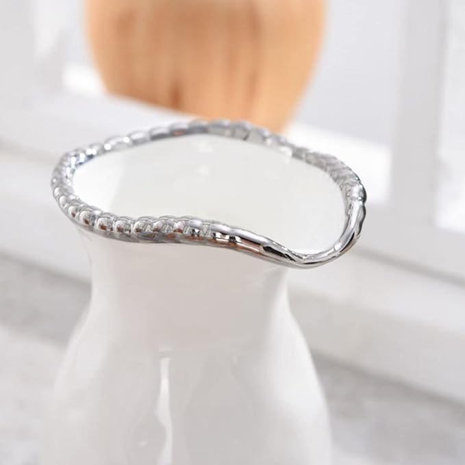 Pampa Bay Creamer or Pitcher (White and Silver)