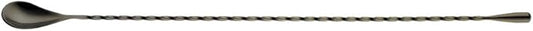 Barfly Bar Spoon, Teardrop End 15 3/4" (40.0 Cm), Gun Metal Black