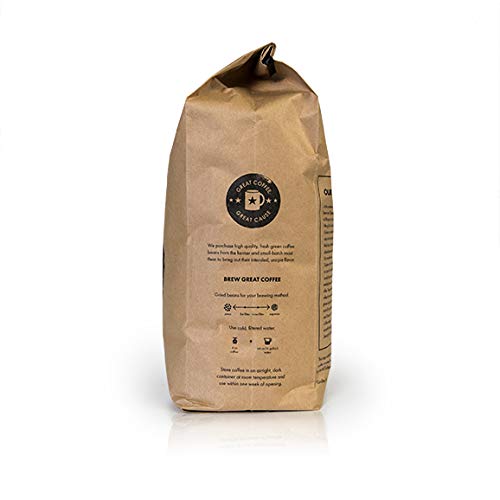 Gobena Coffee 5lb Fair Trade Organic Certified Honduran Medium Roast Whole Bean, 100% Arabica Specialty Coffee, 80 ounces, 5 pounds, Bulk