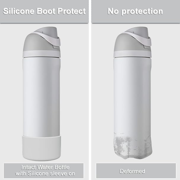 Silicone Boot for Owala Water Bottle 24/32/40 oz, Anti-Slip Protective Sleeve for FreeSip/Twist/Flip Water Bottles, BPA Free, Bottom Bumper Cover Protects Water Bottles from Scratches