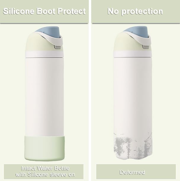 Silicone Boot for Owala Water Bottle 24/32/40 oz, Anti-Slip Protective Sleeve for FreeSip/Twist/Flip Water Bottles, BPA Free, Bottom Bumper Cover Protects Water Bottles from Scratches