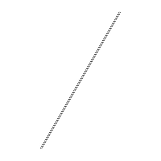 PATIKIL Pure Iron Bar, 0.16" Diameter 12.01" Length Iron String Rod Steel Stick DIY Craft Supplies for Crafting Science Lab Testing