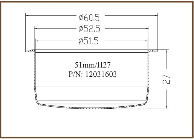 Stainless Steel Coffee Filter,499 Sweet Espresso Filter Basket Convex Bottom 51mm DLG EC885/9155/9255/9355/9555/9665/9865, SMEG & EUPA Coffee Machine