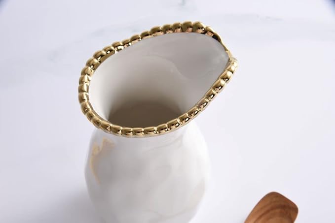 Pampa Bay Golden Salerno, Creamer or Pitcher, 4" x 3.5" x 5.75"