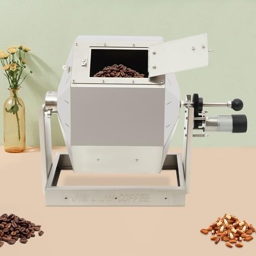 Coffee Bean Roaster, Electric Coffee Roaster with Speed Controller, 14.5L/3.83Gal Coffee Roaster Machine for 0.04in Coffee Beans, Peanuts, Nuts, Soybeans