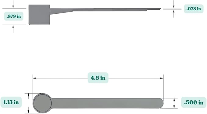 Supplement and Supply 13 mL (13 CC) Long Handle Scoop for Coffee, Protein Powder, Pet Food, Spices, Grains, Dry Goods – Food-Grade BPA-Free Plastic Measuring Spoon (Pack of 10)
