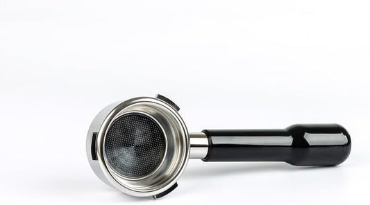 58mm Bottomless Portafilter Compatible with Calphalon Temp IQ/Barsetto Espresso Machines, 3 ears 58mm Portafilter, Filter Basket Included, Stainless Steel Replacement Parts for The Handle