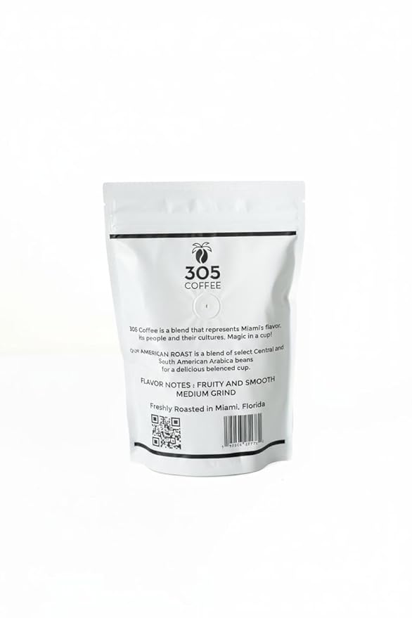 305 Coffee, Miami Blend, Premium Ground Coffee (10 oz, American)