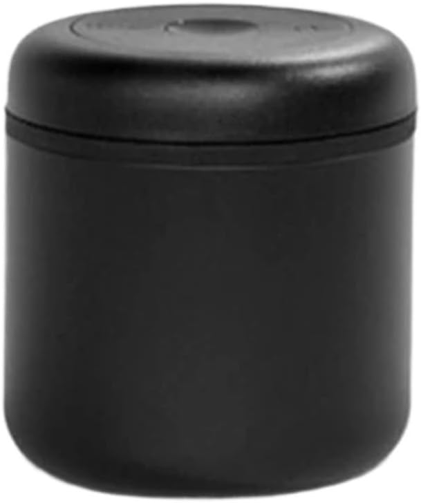 Fellow Atmos Vacuum Sealed Airtight Coffee/Tea Canister Set - 0.4L/0.7L/1.2L Coffee Bean Storage Jar/Tank for Home & Kitchen(Black 0.7L)