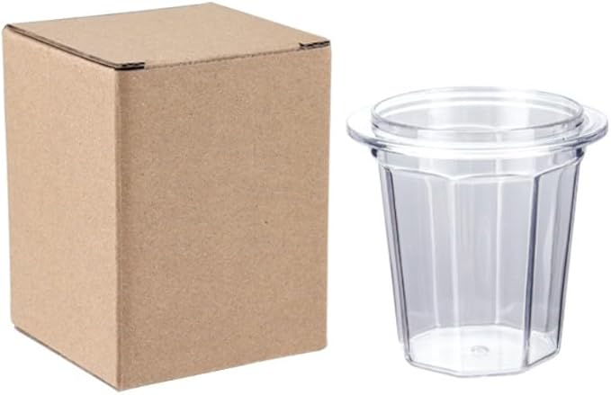 Transparent PC Coffee Dosing Cup 51mm Thickened Coffee Grounds Collector for Espresso Machine Portafilter, Clear Design for Easy Monitoring and Cleaning