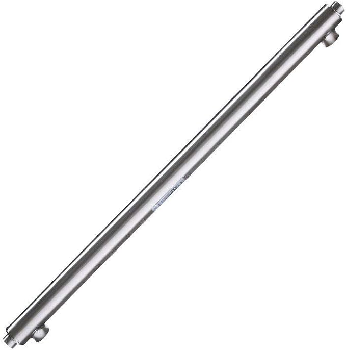 AB Side Arm Heat Exchanger 38" Double Wall Fin Heat Exchanger Fin-Enhanced Stainless Steel 304, 1"FNPT Water Heater and 3/4"FNPT Cold Water 18,000 Btu/hr
