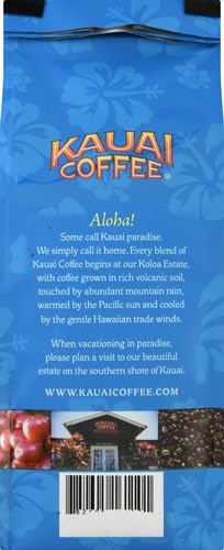 Kauai Coffee Ground Coffee – Smooth, Rich, Medium Roast – Slightly Sweet Nutty Flavor | Arabica, 10% Hawaiian with No Bitterness | Vanilla Macadamia Nut (Pack of 4)