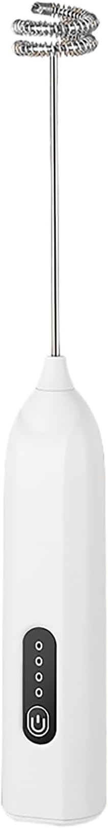 Fox Run Electric Milk and Coffee Frother, 9" Portable and Rechargeable Handheld Mixer with 3 Speed Settings