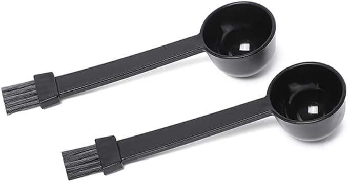 Coffee Spoon with Espresso Grinder Brush, 2 in 1 Brush compatible with Cuisinart DBM-8P1, Coffee Machine Cleaner, 2PCS